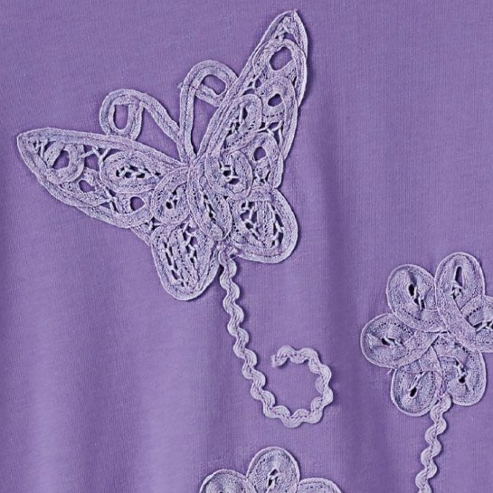 Ribbon Soutache Plus Size Knit Top - Picture 3 of 4